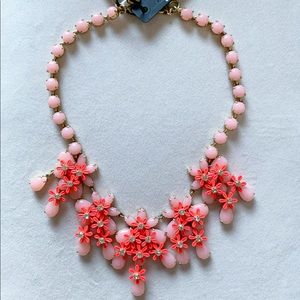 J. Crew pink statement necklace
